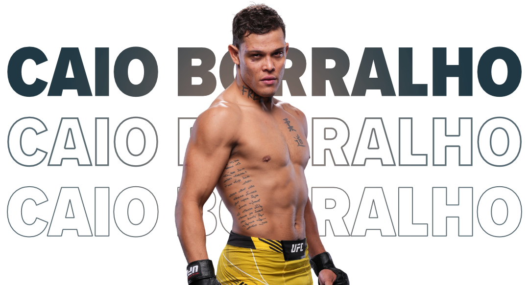 الصورة الرسمية لـCaio Borralho وStake: مشروع Fighting Nerds في UFC