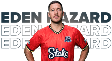الصورة الرسمية لـEden Hazard وStake: ساحة جديدة بعد كرة القدم